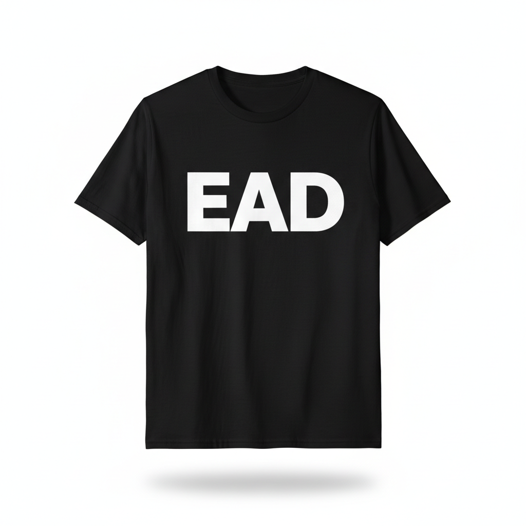 EAD Bold Logo Black T-Shirt